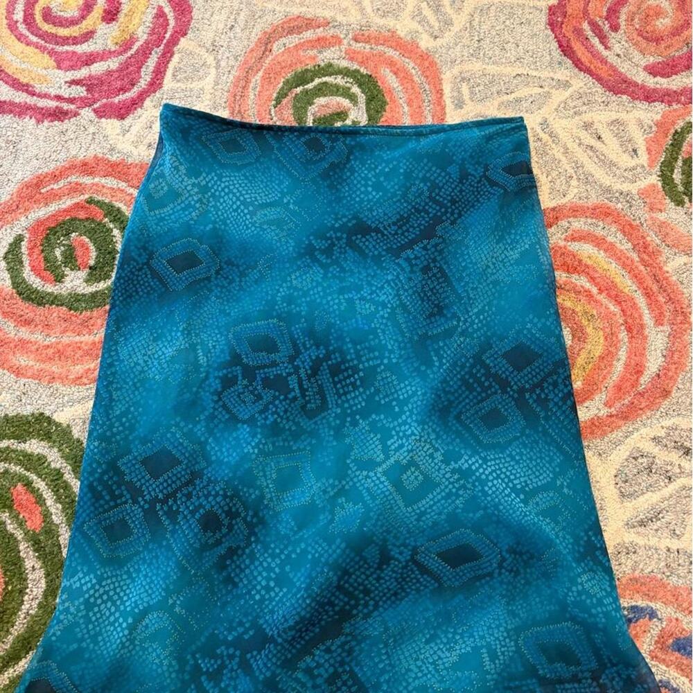 Byer california blue midi skirt